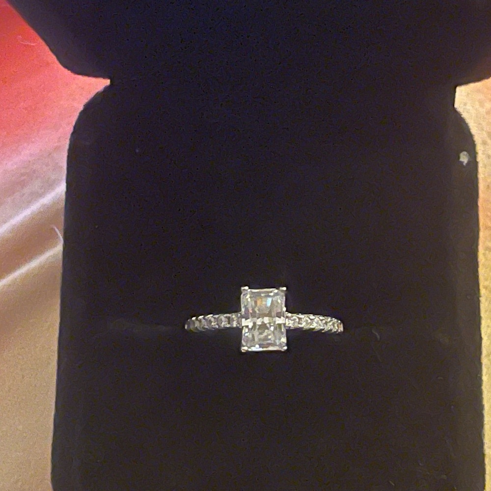 Moissanite Sterling silver 925-0.50ct